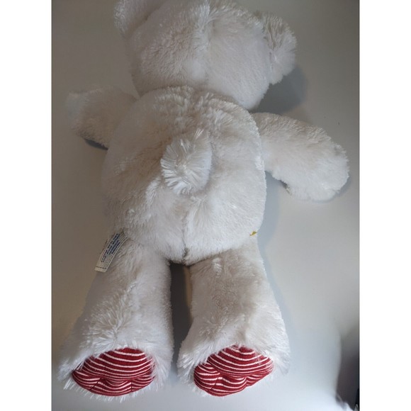 Build A Bear Peace Bear 16" Retired W/Red White Blue Peace Sign Stuffed Animal - Picture 6 of 11